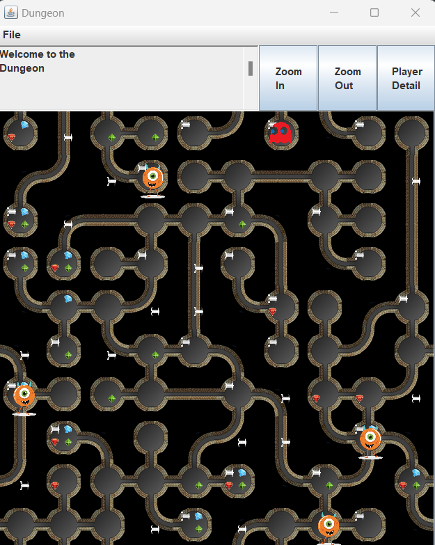 PAC Man with Dungeons Game